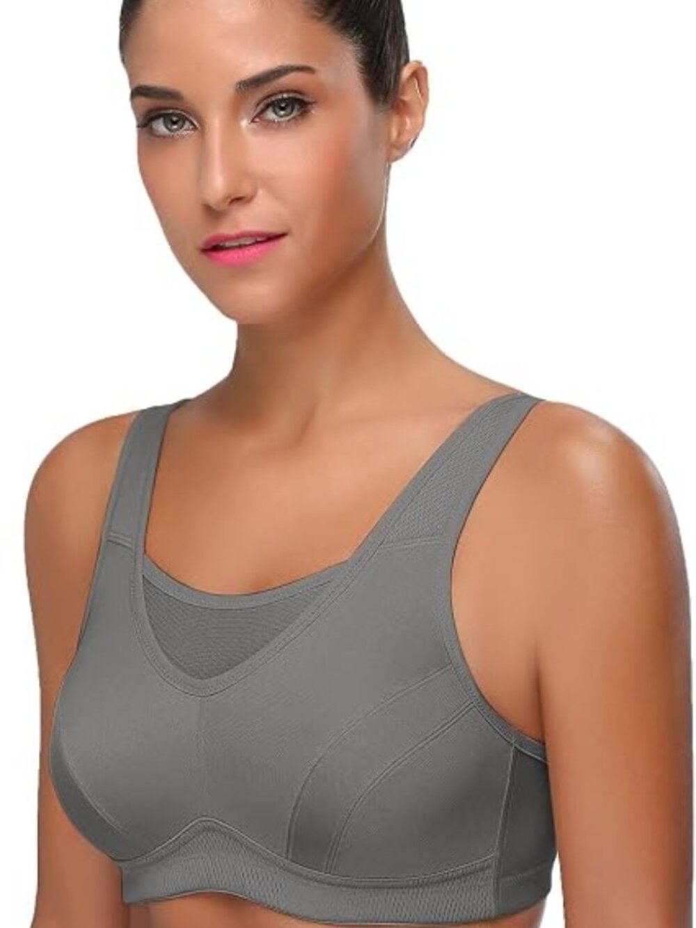 NWT WingsLove Women’s High Impact Comfort Full Support Sport Bra (36DDD)